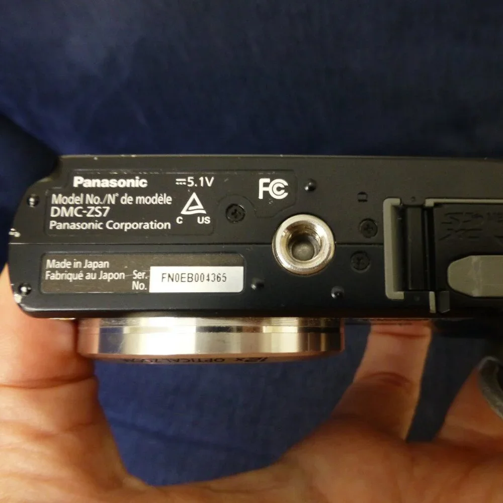 Panasonic Lumix DMC-ZS7 (aka DMC-TZ10) camera, tested and working